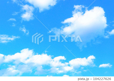 青空と雲 背景・テクスチャ 青空と雲 背景・テクスチャ 104227626
