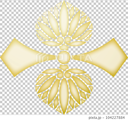 Family Crest Two Swords Aoi [Golden] 104227884