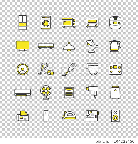 家電圖標集 104228450