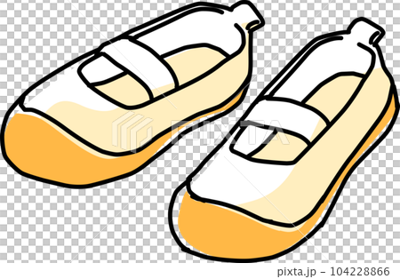 上履き（黄） 104228866