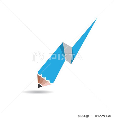 Lightning pencil logo images Lightning pencil logo images 104229436