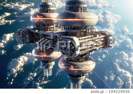 宇宙エレベーターのカウンターウェイト 104229936