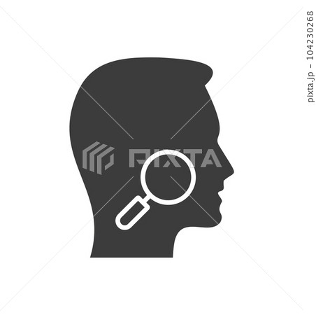 Dermatological diseases glyph icon on white background. Vector illustration. Dermatological diseases glyph icon on white background. Vector illustration. 104230268