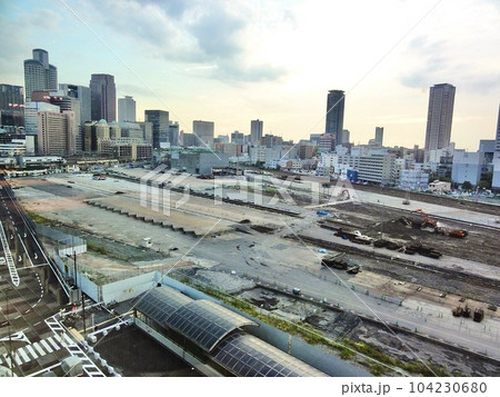 大阪市　うめだ再開発初期段階の風景 104230680
