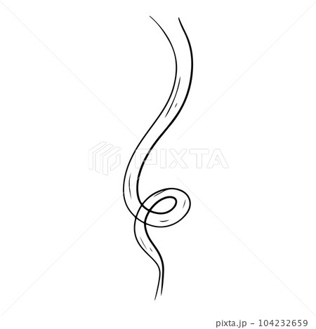 Doodle sketch style of smoke symbol drawn illustration for concept design. Doodle sketch style of smoke symbol drawn illustration for concept design. 104232659