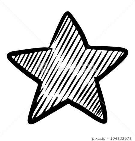 Doodle sketch style of star cartoon hand drawn illustration for concept design. Doodle sketch style of star cartoon hand drawn illustration for concept design. 104232672
