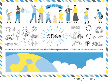 SDGs　持続可能な社会　素材集 104233226