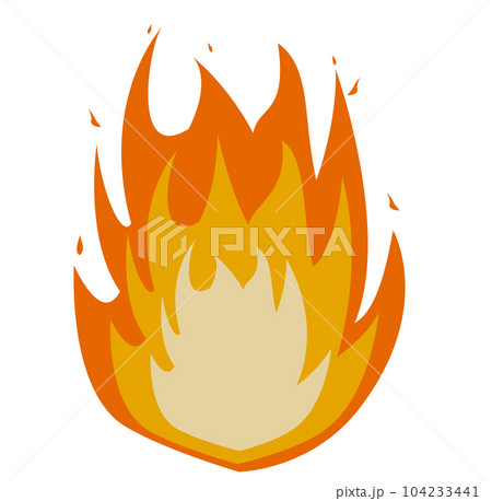 炎のベクターイラスト 104233441