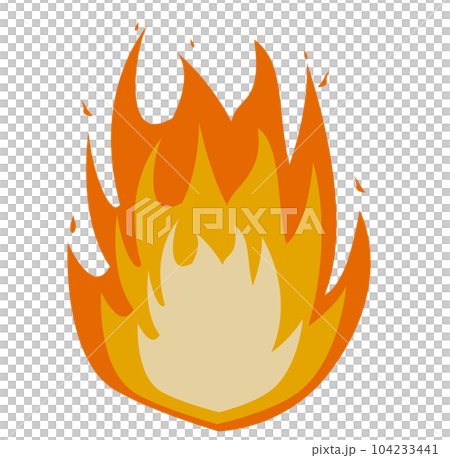 炎のベクターイラスト 104233441