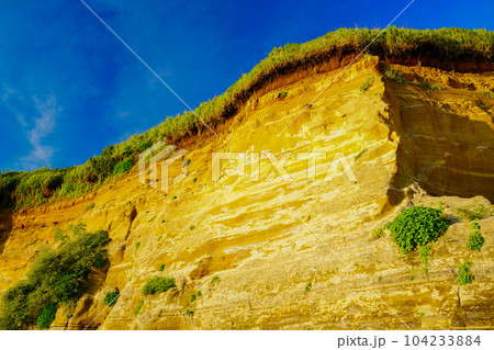 (千葉県銚子市)屛風ヶ浦・夕景 (千葉県銚子市)屛風ヶ浦・夕景 104233884