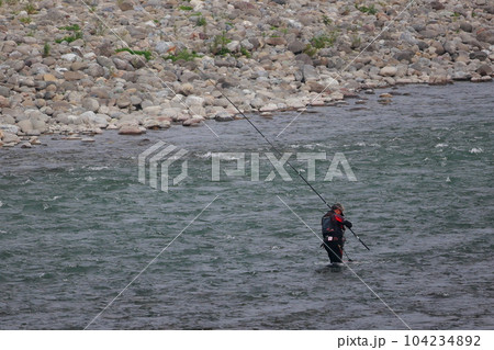 物部川の釣り人 物部川の釣り人 104234892