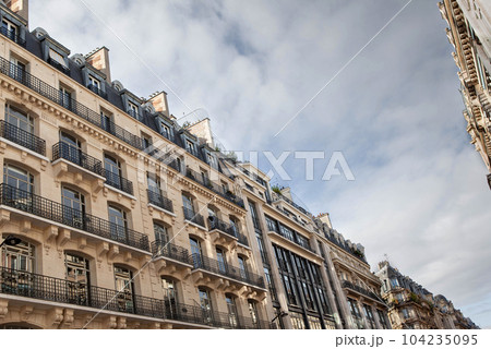 Perspective and facades of a cityscape 104235095