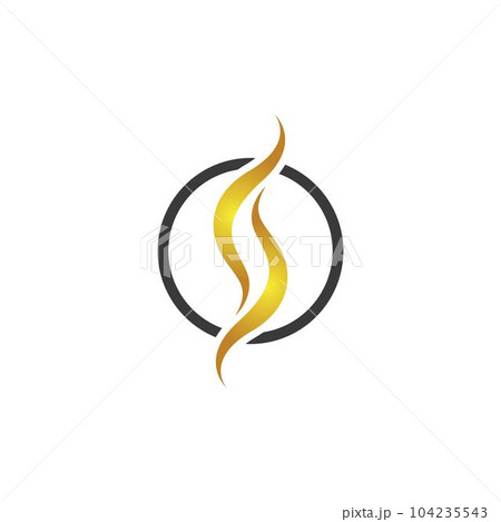 Hair logo and symbol vector icon 104235543
