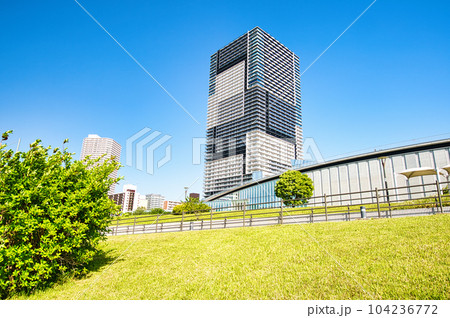 豊洲公園から観た豊洲・新豊洲高層マンションの風景 104236772