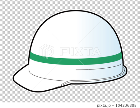 Disaster prevention helmet illustration Disaster prevention helmet illustration 104236888