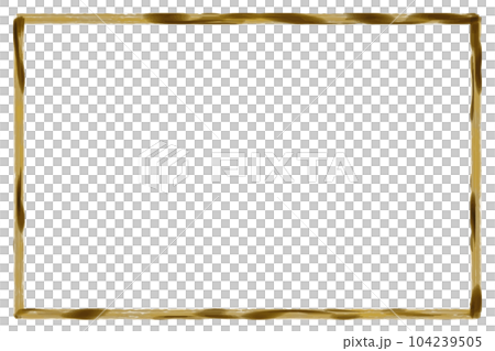 Curved and square frame background decorated with gorgeous gold brush Curved and square frame background decorated with gorgeous gold brush 104239505