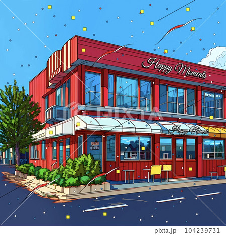 シティポップのイラスト「AI生成画像」 シティポップのイラスト「AI生成画像」 104239731