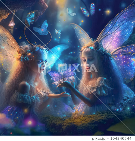 Magical country where fabulous fairies live Magical country where fabulous fairies live 104240544