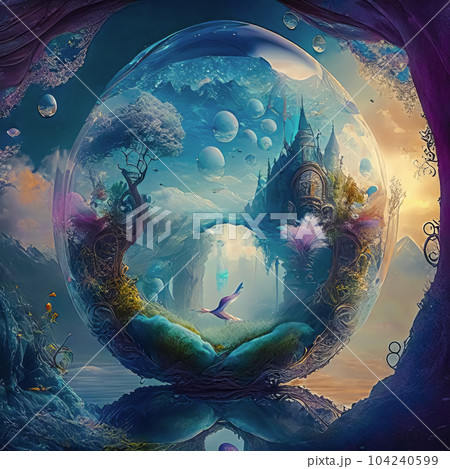 Magical country where fabulous fairies live Magical country where fabulous fairies live 104240599