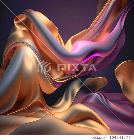 Bright and colorful silk background, textured background wallpaper 104241377