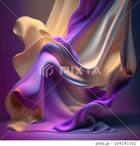 Bright and colorful silk background, textured background wallpaper 104241382
