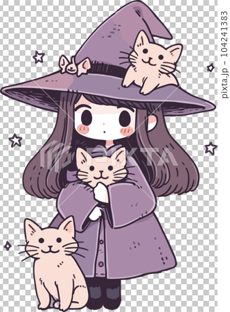 cartoon, halloween, cute, witch, illustration, vector, character, holiday, spooky, design, costume, celebration, october, magic, happy, pumpkin, fun, night, scary, hat, broom, girl cartoon, halloween, cute, witch, illustration, vector, character, holiday, spooky, design, costume, celebration, october, magic, happy, pumpkin, fun, night, scary, hat, broom, girl 104241383