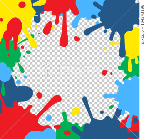 Frame material_colorful paint Frame material_colorful paint 104243196