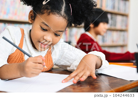 Kids education knowledge, Child in classroom at school 104244633