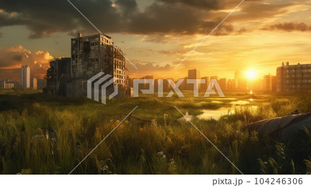 The end of modern human civilization. Generative AI 104246306