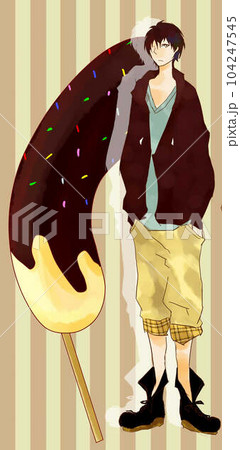 チョコバナナと男の子 104247545