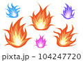 炎セット 104247720