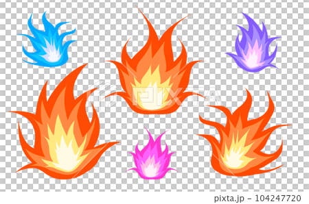 Flame set 104247720