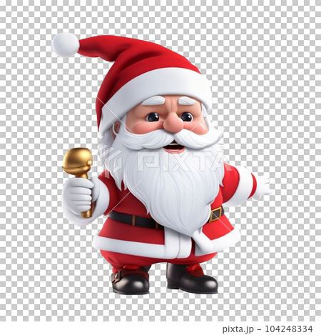 Santa Claus in Christmas holiday. 104248334