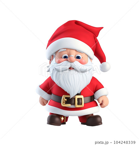 Santa Claus in red costume for Christmas holiday. 104248339