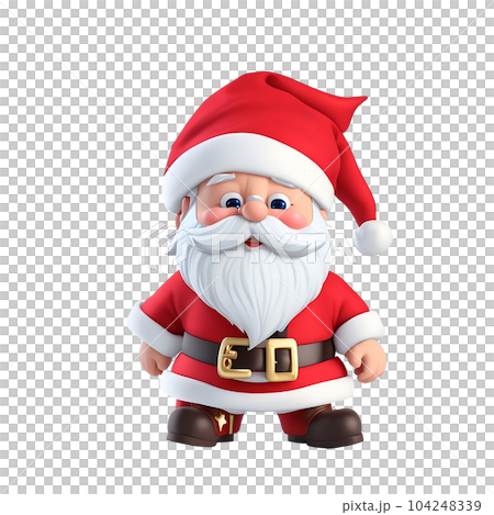 Santa Claus in red costume for Christmas holiday. 104248339