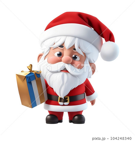 Santa Claus in red costume for Christmas holiday. 104248340