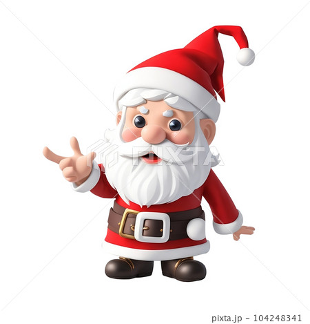 Santa Claus in red costume for Christmas holiday. 104248341