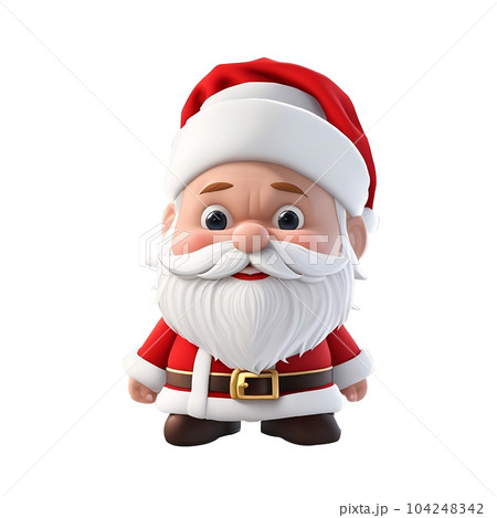 Santa Claus in red costume for Christmas holiday. 104248342