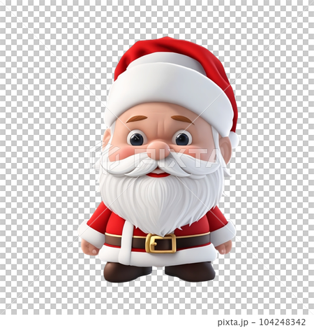 Santa Claus in red costume for Christmas holiday. 104248342
