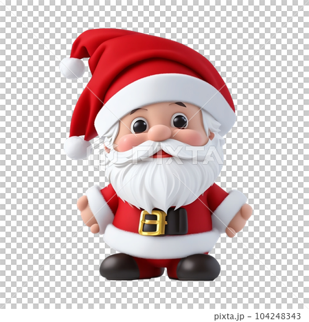 Santa Claus in red costume for Christmas holiday. 104248343