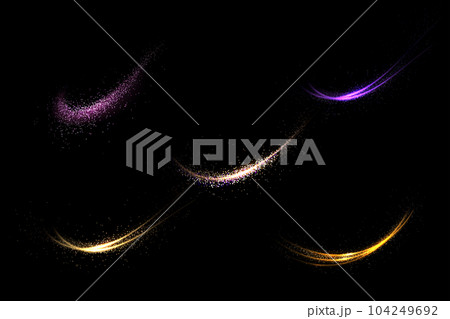 Isolated design component with gorgeous arc, set Isolated design component with gorgeous arc, set 104249692