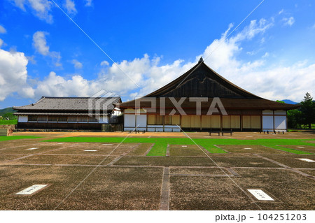 【兵庫県】晴天の丹波篠山城の二の丸御殿大書院 104251203
