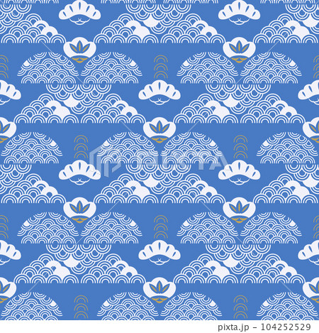 Japanese wave pattern 2 Japanese wave pattern 2 104252529