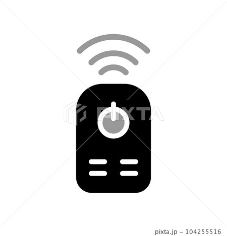 Illustration Vector graphic of remote control icon Illustration Vector graphic of remote control icon 104255516