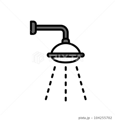 Illustration Vector graphic of shower icon 104255702