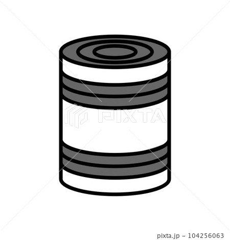 Illustration Vector graphic of tin can icon Illustration Vector graphic of tin can icon 104256063