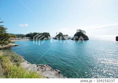 西伊豆の空と海松崎付近 104258237