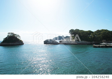 西伊豆の空と海松崎付近 西伊豆の空と海松崎付近 104258240