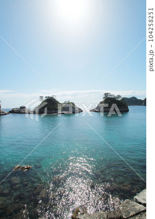 西伊豆の空と海松崎付近 104258251