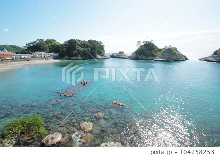 西伊豆の空と海松崎付近 104258253